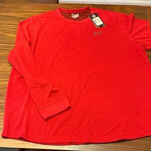 Under Armour Men's Vibrant Red Long Sleeve Tee